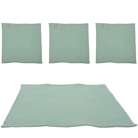 AURARMLET Set of Green Reusable Dishwashing Towels for Kitchen Cleaning Easy to Use Cloths