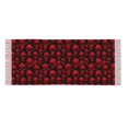 thumbnail image 4 of Rateoe Red Skulls 2 Women's Traditional Scarf Wrap Tassel Shawl Fringes Neck Head Shawl Retro Scarf, 4 of 8