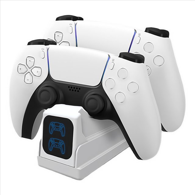 Compatible avec Manette PS5 Base de Recharge Rapide à Double Baie avec Écran LED