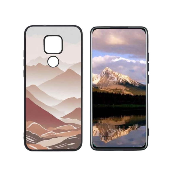 Mountains-242 Phone Case, Degined for Moto G Play 2021 Case Men Women, Flexible Silicone Shockproof Case for Moto G Play 2021