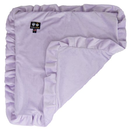 Bessie and Barnie Lilac Luxury Ultra Plush Faux Fur Pet/ Dog Reversible Blanket (Multiple Sizes)