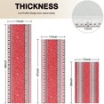 thumbnail image 4 of Red Christmas Striped Pattern Kitchen Rugs Sets Of 3,Kitchen Runner Rugs Non Skid Washable,Decorative Kitchen Floor Mats for Kitchen,Sink,Laundry,17"x30"+ 17"x47" + 17"x59", 4 of 6