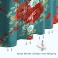 thumbnail image 6 of Pioneer Colorful Floral Shower Curtain for Bathroom Home Decor Bathtubs Waterproof Fabric Curtain with 12 Hooks 84x72in, 6 of 6