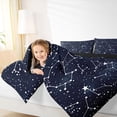 thumbnail image 4 of Feelyou Horoscope Sky Full Size Comforter Sets, Dreamy Stars Teen Kid Bedding Sets, 3pcs, 4 of 8