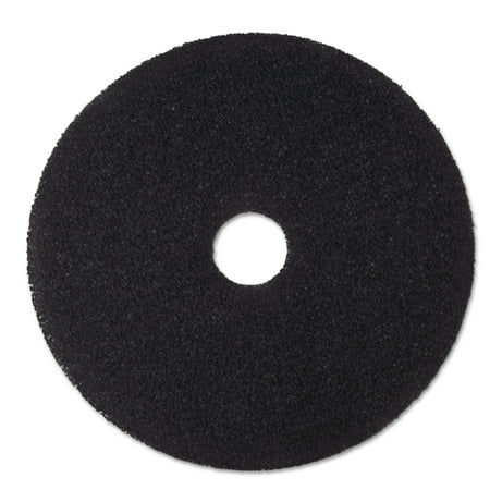 3M Low-Speed Stripper Floor Pad 7200 20 Diameter Black 5/Carton