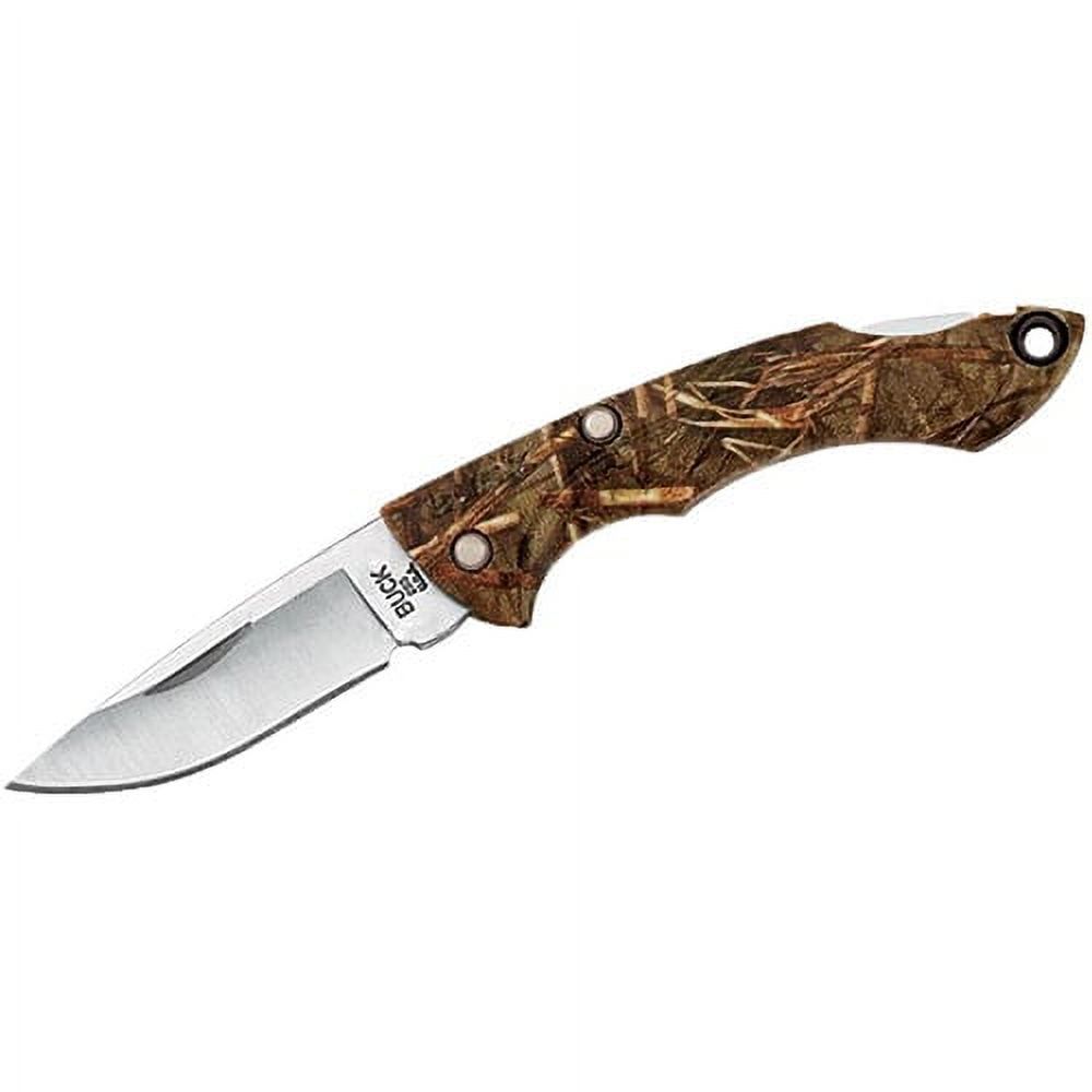 Buck Knives 284 Bantam BBW Folding EDC Knife, 2-3/4” Pocket Knife Blade, Mossy Oak Country Camo, 1.5 oz