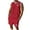 Red, variant on GERsome Mens 2 Piece Tracksuits Sleeveless Crew Neck Tank Tops and Shorts Sets Athletic Loungewear for Summer M-3XL