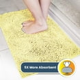 thumbnail image 3 of Muddy Mat® | Super Absorbent Door Mat Indoor, Microfiber Quick Dry Chenille Entryway Rug, Non-Slip Front Door Mat, Indoor Mats for Entryway, Machine Washable Pet Rug, Yellow 24"x36", 3 of 6