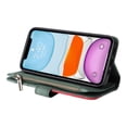 thumbnail image 3 of Compatible with iPhone 11 Wallet Case with Card Slots PU Leather Zipper Flip Folio Cover, 3 of 5