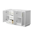 thumbnail image 2 of Wyndham Collection WCF414160DGZCXSXXMXX Strada 59" Double Free Standing Vanity Cabinet, 2 of 7