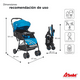 thumbnail image 3 of Carriola con Asa Reversible D´Bebé Lu Baby Azul, 3 of 6