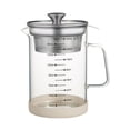 thumbnail image 1 of kurtrusly Stainless Steel Juice Tea Container With Glass Tea Strainer Efficient Filter For Juice Filtration 1500ML, 1 of 4