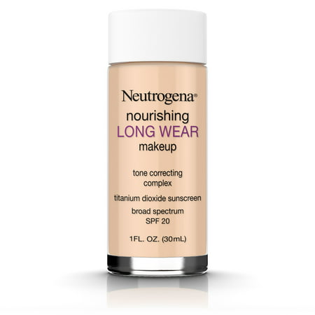 Neutrogena Nourishing Long Wear Liquid Makeup Foundation With Sunscreen, 60 Natural Beige, 1 Fl. (Best Foundation For 40 Skin)