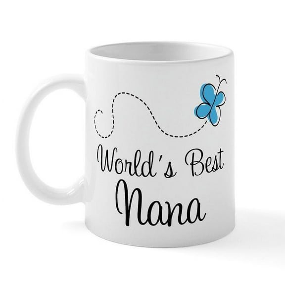 CafePress - Nana (World's Best) Mug - 11 oz Ceramic Mug - Novelty Coffee Tea Cup