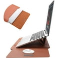 thumbnail image 1 of 13 Inch Laptop Sleeve Bag with Stand Function,Compatible with 13.3 2020 2019 2017 for MacBook Air/Pro 13.5 Microsoft Surface Book 2 Surface Laptop 3(Camel), 1 of 6
