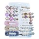 thumbnail image 1 of 20 pinzas para el pelo, pasadores para el pelo, horquilla geométrica con purpurina, accesorios elegantes para el cabello, regalos para mujeres y niñas, 1 of 5