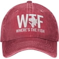thumbnail image 1 of WTF Where's The Fish Hat for Women Dad Hats with Design Caps, 1 of 6
