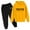 Yellow, variant on Trapstar Kids Hoodies Sets Long Sleeve Graphic Sweatshirts for Boys Girls Loose Trapstar Street Pullover Sweatshirts+Sweatpants Kids Set of 2 Classic Sweatshirts Sets(Black, 160)
