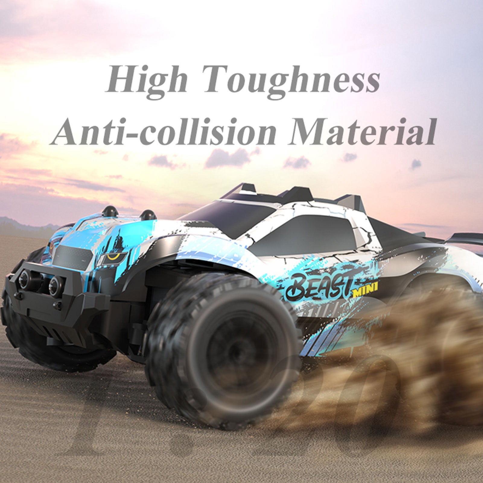 High Speed Jump RC Truck, Off Road RC Cars, 4WD All Terrain RTR RC Truck For Adults, 1:20 Scale All Terrain RC Car, 20+KPH High Speed 4WD Electric Vehicle With 2.4 GHz Remote Control