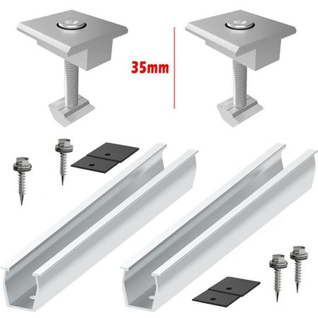 

Solar Panel Module Aluminum Bracket Rail Fastening Rail Trapezoidal Roof Mount