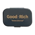 thumbnail image 1 of Blue Portable Compact Contact Lens Storage Case With Integrated Accessory Holder For Daily Use And Travel Organization, 1 of 7