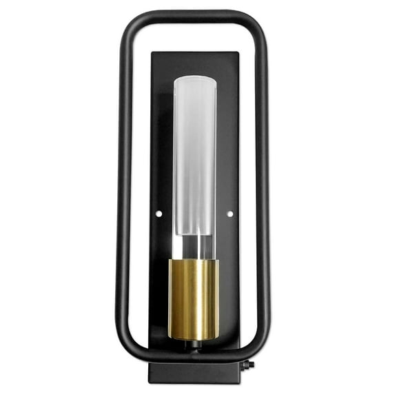 Dream Lighting LED Wall Sconce, 12V RV Camper Light, Matte Black & Gold, 3W Soft White 3500K, Acrylic Shade, Energy-Efficient, Easy Install, for RV, Trailer, Boat, Kitchen, Living Room