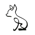 thumbnail image 1 of Arte Minimalista Para Perros, Línea Abstracta De Perro, Arte De Pared Minimalista, Adornos De Arte Moderno Para Decoración Del Hogar seitruly HA042874-04, 1 of 6