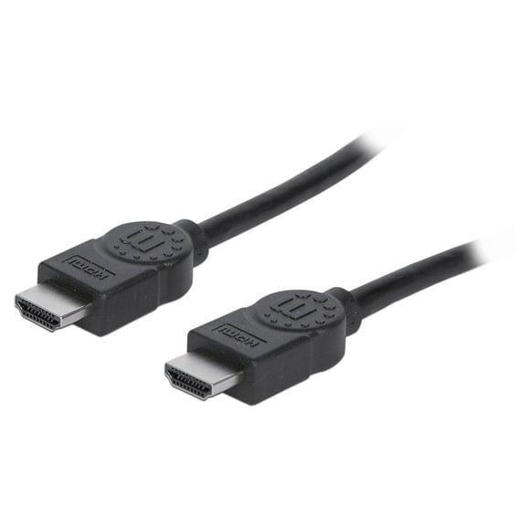 Cable de Video Manhattan 308816 HDMI M-M 1m