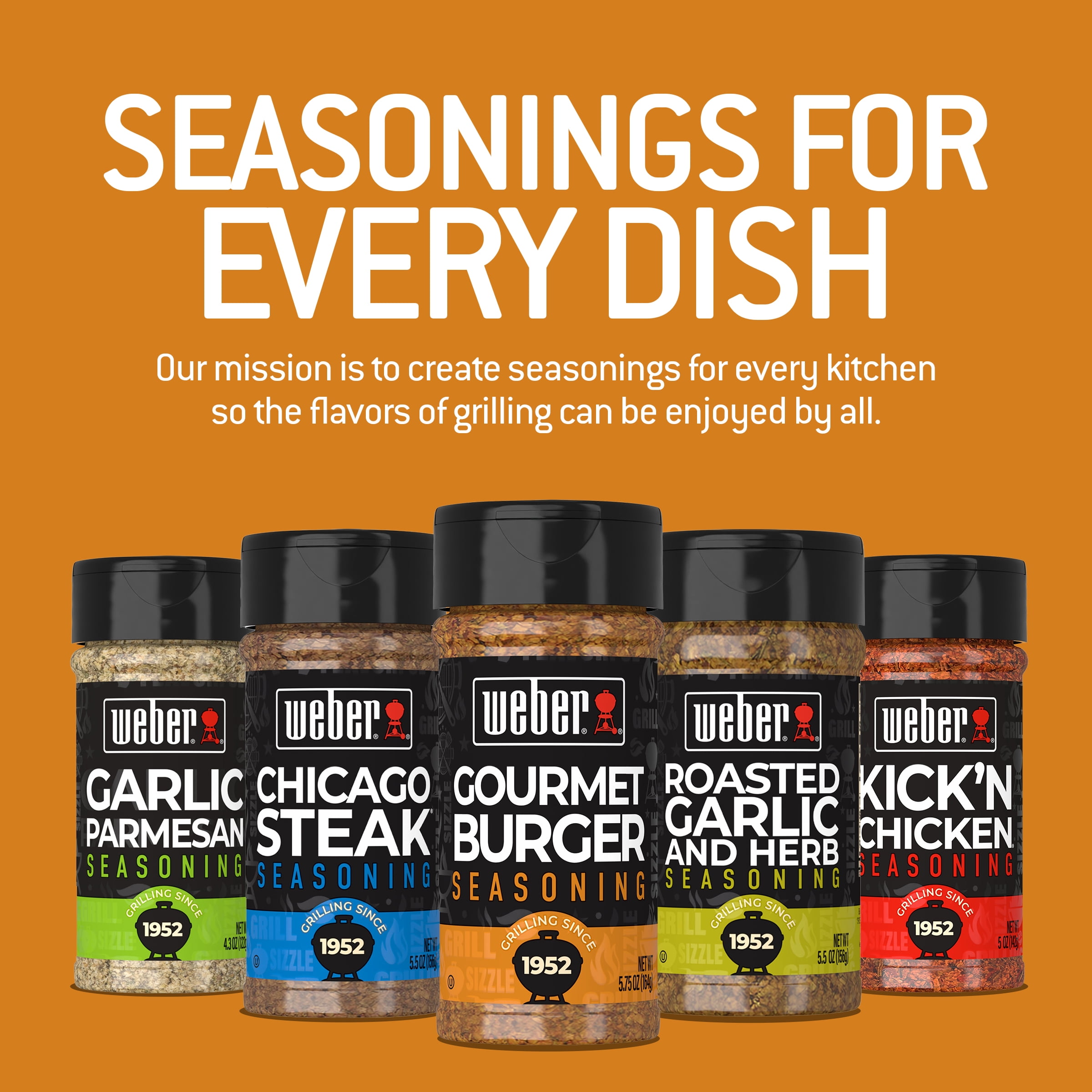 Weber Gourmet Burger Seasoning, 5.75 oz