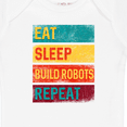 thumbnail image 4 of Inktastic Robotics Eat Sleep Build Robots Repeat Boys or Girls Baby Bodysuit, 4 of 5