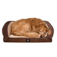 thumbnail image 3 of Serta Canapé Ortho Matelassé pour Animaux, Grand, Moka, 3 of 5