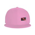 thumbnail image 3 of ZICANCN Abstract Baseball Caps, Trucker Hats for Men And Women, Adjustable Breathable Flat Caps, Pink, 3 of 6