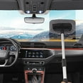 thumbnail image 2 of SZDUDU Windshield Cleaner, Car Windshield Cleaning Tool Inside with 2 Reusable and Washable Microfiber Pads and Extendable Handle Auto Glass Wiper Kit, Gray, 2 of 7