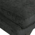thumbnail image 5 of GDF Studio Alphonso Mid Century Modern Fabric Chaise Lounge, Black and Dark Brown, 5 of 9