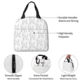 thumbnail image 4 of Fotbe Poodle Dog Bolsa Térmica con Estampado y Forro de Aluminio Grueso Bolsa de Almuerzo con Bolsillo Frontal para Hombres y Mujeres, Ideal para Trabajo, Escuela, 4 of 8