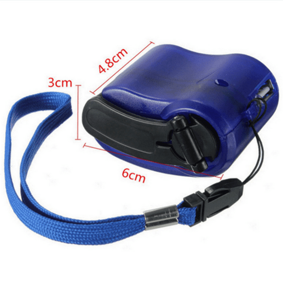 2X USB Emergency Hand Cranking Dynamo for Universal Charger Travel Charger Gadgets