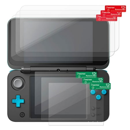 Insten 3-Pack Anti-Scratch Clear Edge to Edge Screen Protector Guard Film Shield Cover for New Nintendo 2DS