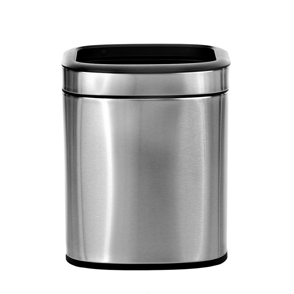 Alpine Commercial Trash Can Rectangular Liner Open Top Stainless Steel