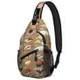 thumbnail image 1 of Sushi Roll Kawaii Cartoon Sushi Lightweight Travel Sling Backpack Multipurpose Durable Small Travel Backpack, 1 of 6