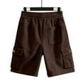 thumbnail image 5 of Mens Casual Lightweight Shorts Hiking Jogging Sport Shorts with Pockets Summer Cargo Shorts, 5 of 7