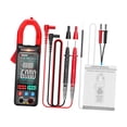 thumbnail image 3 of Multímetro medidor de abrazadera inteligente 400A, herramienta eléctrica, probador de voltaje de corriente CA , medidor de amperios de voltios Rojo, 3 of 8