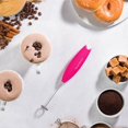 thumbnail image 2 of Powerful Handheld Milk Frother, Mini Milk Foamer, Battery Operated (Not included) Stainless Steel Drink Mixer for Coffee, Lattes, Cappuccino, Frappe, Matcha, Hot Chocolate., 2 of 5