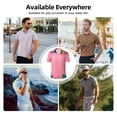 thumbnail image 3 of Kdxio Summer Fruits And Sunglasses Print Men's Short Sleeve Polo Shirt,Midweight Men's Shirt-XX-Large, 3 of 5