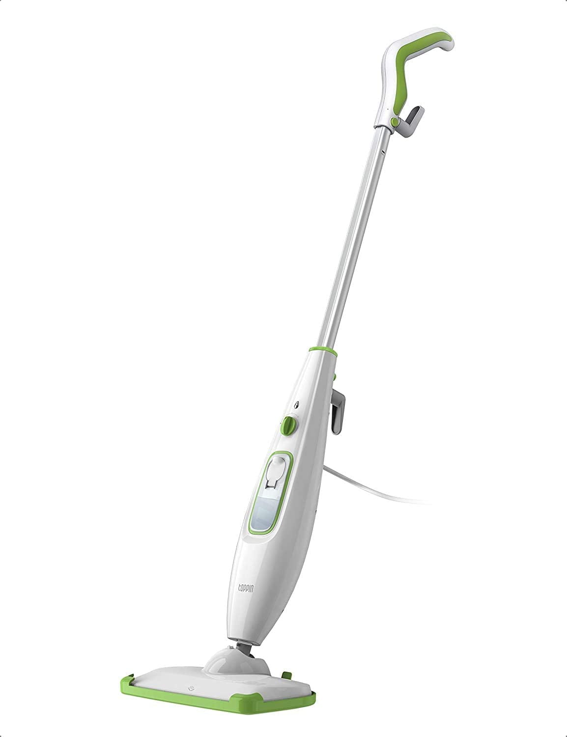 Bmatwk Steam Mop 23ft Power Cord and 380ml Water Tank, 3 Steam Levels