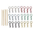 thumbnail image 2 of RC Body Shell Clips Rope Metal Iron R Pins Anti Lost Rope for 1/8 1/10 1/12 1/18 RC Cars, 2 of 7