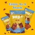 thumbnail image 4 of Yay's Snacks Sweet and Spicy Beef Crisps | High-Protein Ready-to-Eat Crispy Crunchy Chipped beef | Mild Beef Jerky with 24g Protein per Bag, Non-GMO Healthy Meat Snack, Made in USA pack of 6(1.75 oz), 4 of 8