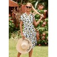 thumbnail image 4 of Vestido casual Simier Fariry Modest Business White para mujer, 4 of 4