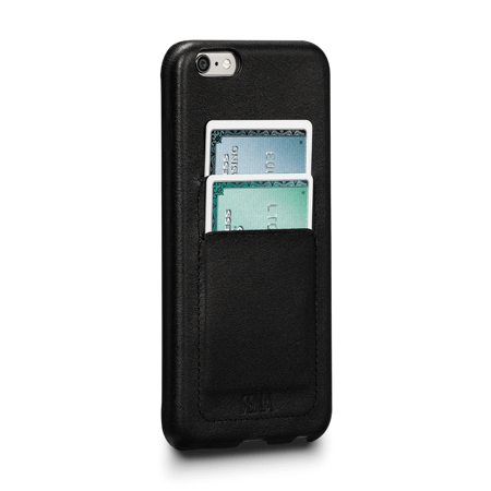 Targus Leather Wrapped Snap On Wallet for iPhone 6 Plus (Black) - SFD263ALUS
