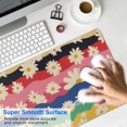 thumbnail image 4 of Long Mouse Pads for Desk,Pioneer Flower Floral Print Pattern Desk Mats on Top Of Desks, Desk Mouse Pad Extra Large with 3mm Non-Slip Base and Stitched Edge for Gaming,Office,Work,Home 35.4"x15.7", 4 of 6