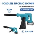 thumbnail image 4 of 2 IN 1 1500W Cordless Electric Air Blower &amp; Suction Portable Handheld Dust Collector Cleaner Power Tool, 4 of 7